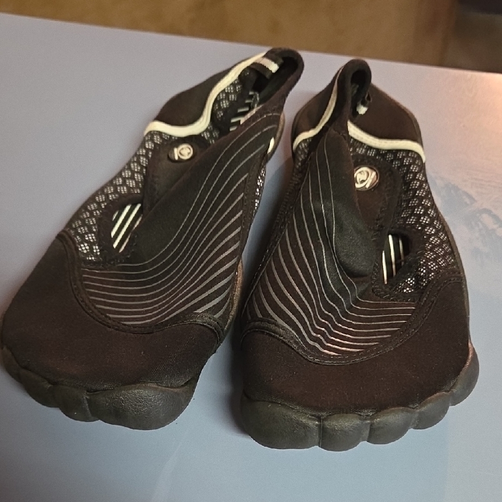 Athletic Works Black and White Slip-On Water Shoe